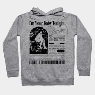 Whitney Houston 80s 90s I'm Your Baby Tonight Hoodie